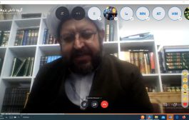 کلاس  تاریخ فقه و اصول حجت الاسلام دکتر معصومی درفضای اسکایپ در حال برگزاری
